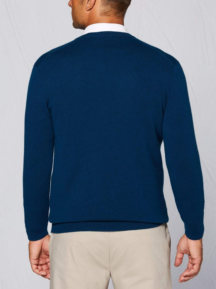 Men's Tour Authentic Cashmere V-Neck Sweater