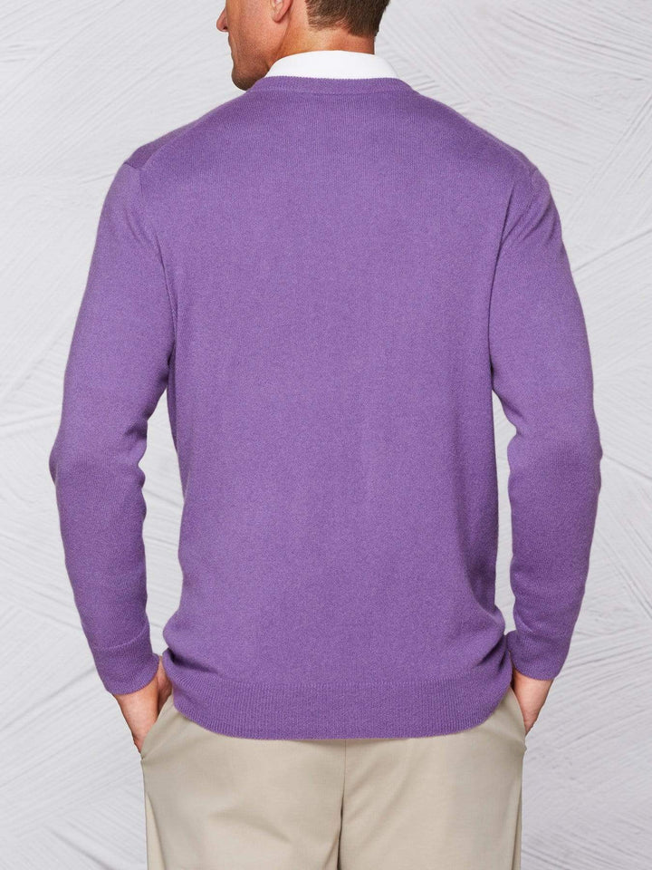Men's Tour Authentic Cashmere V-Neck Sweater