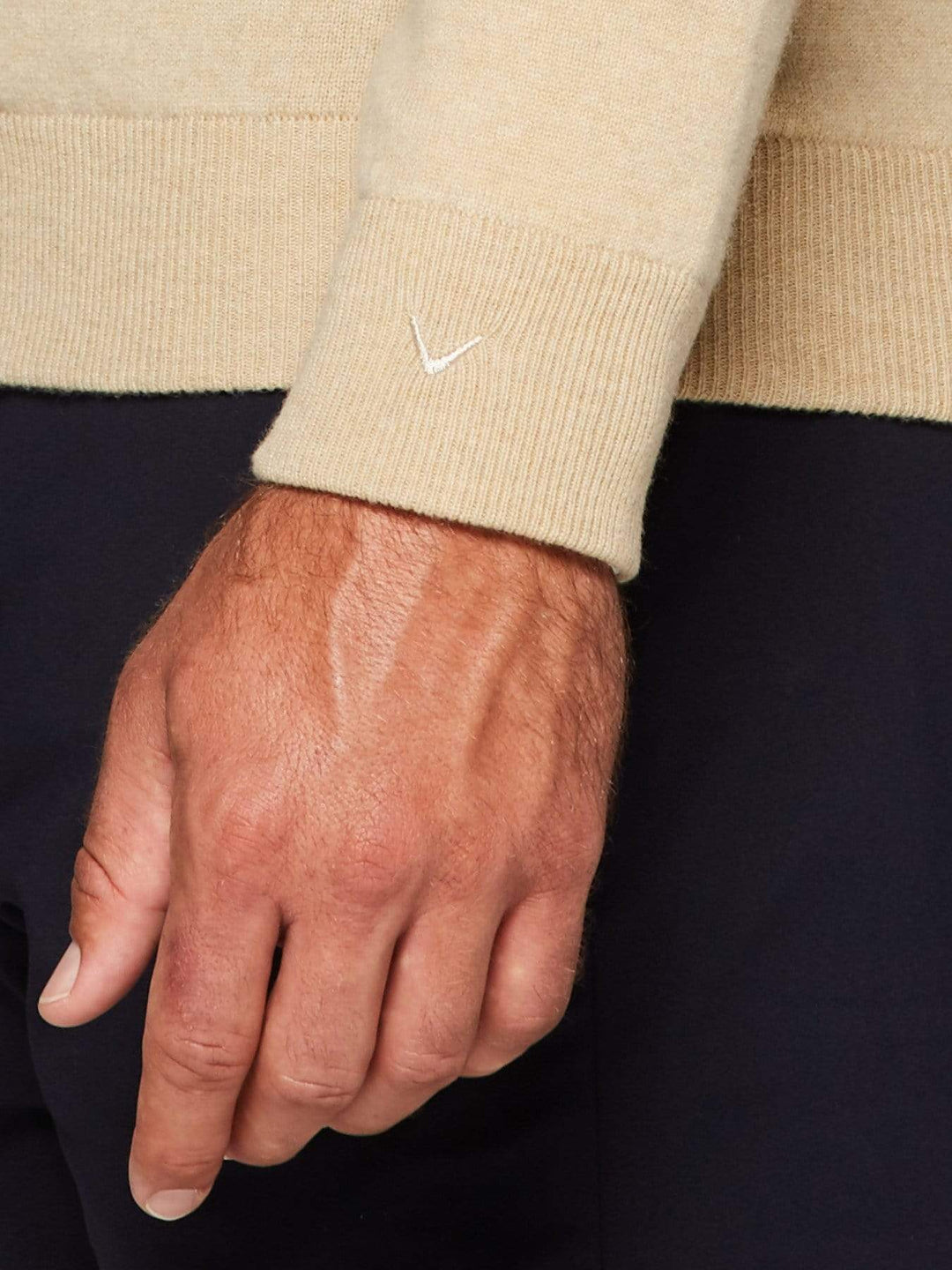 Men's Tour Authentic Cashmere V-Neck Sweater