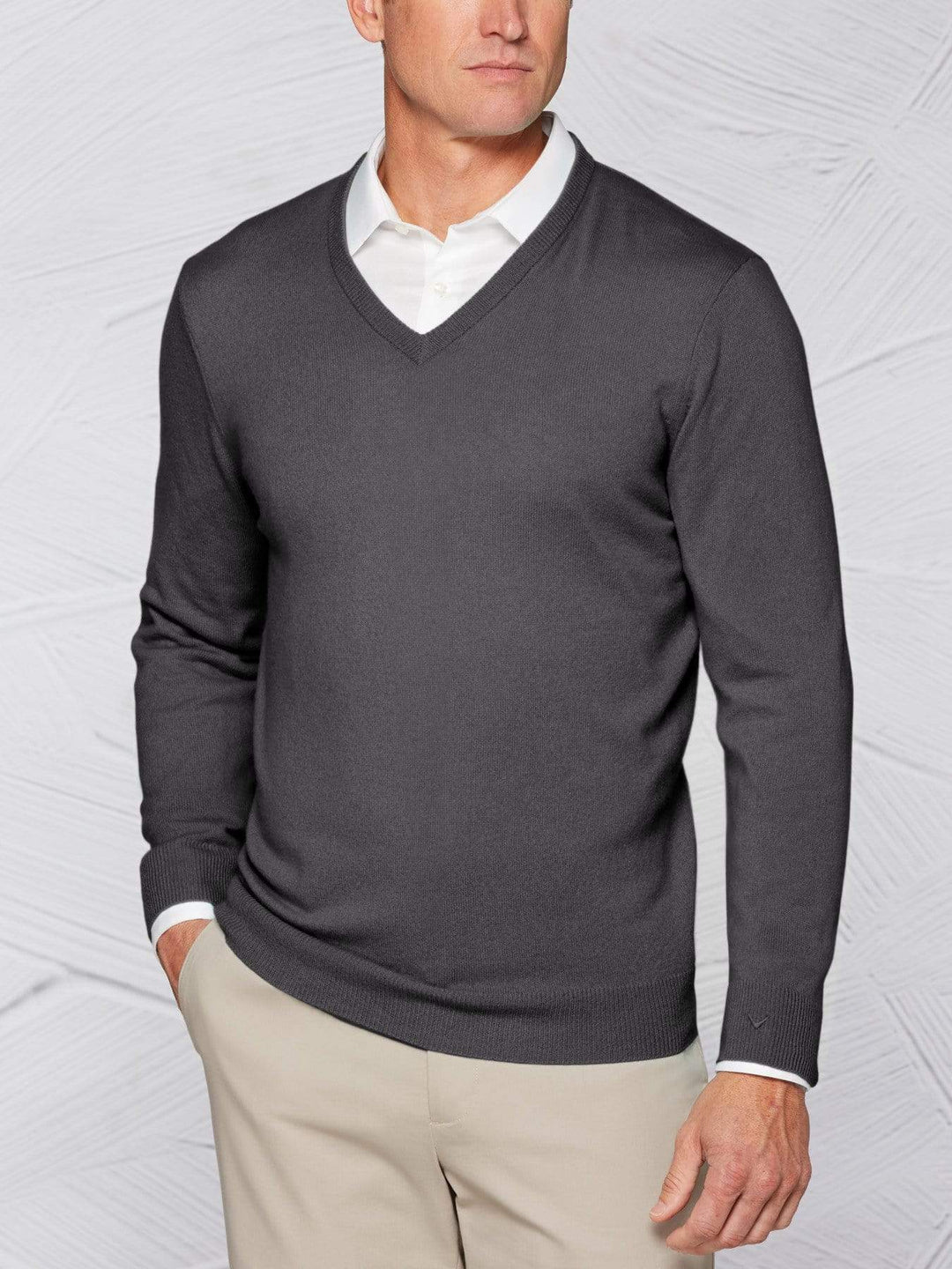 Men's Tour Authentic Cashmere V-Neck Sweater