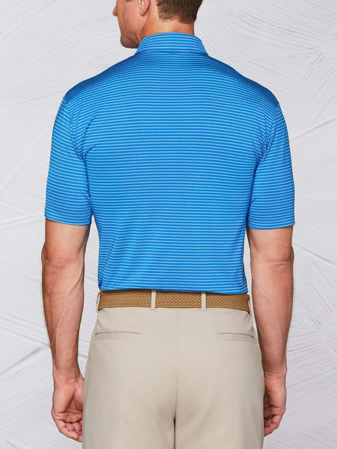 Men's Tour Authentic Fine Striped Polo