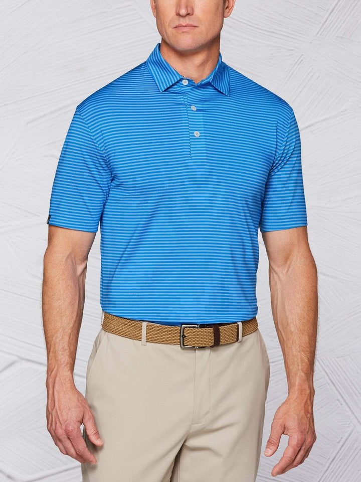 Men's Tour Authentic Fine Striped Polo