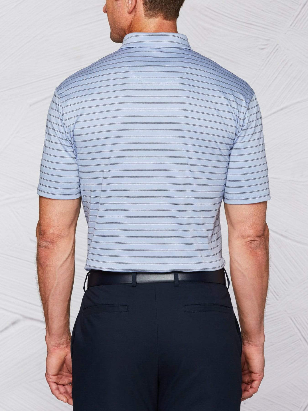 Men's Tour Authentic Mercerized Cotton Stripe Polo