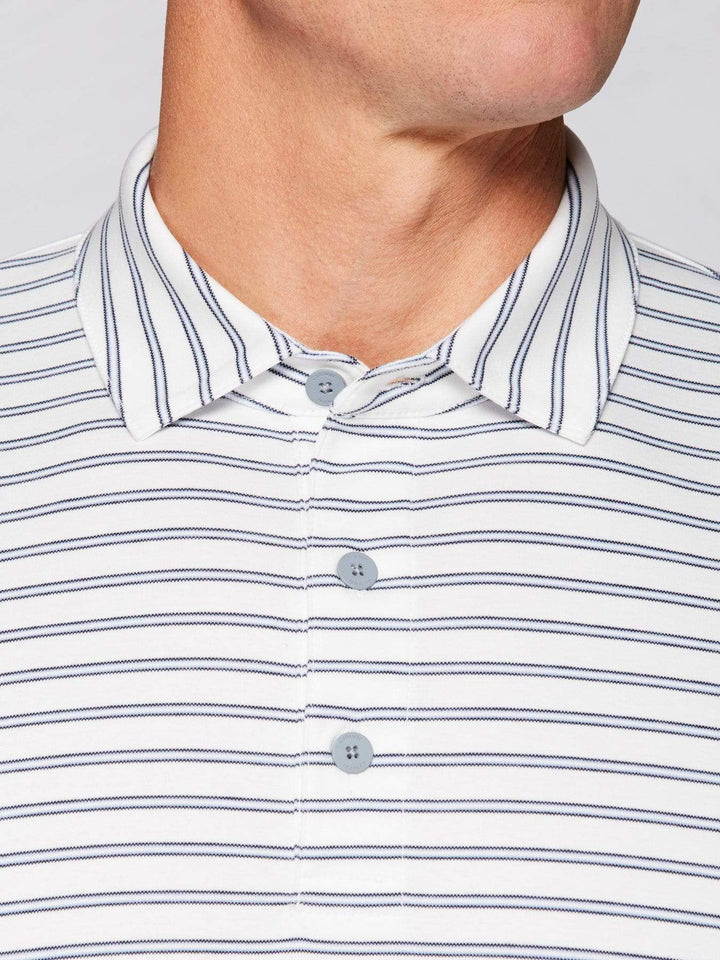 Men's Tour Authentic Mercerized Cotton Stripe Polo