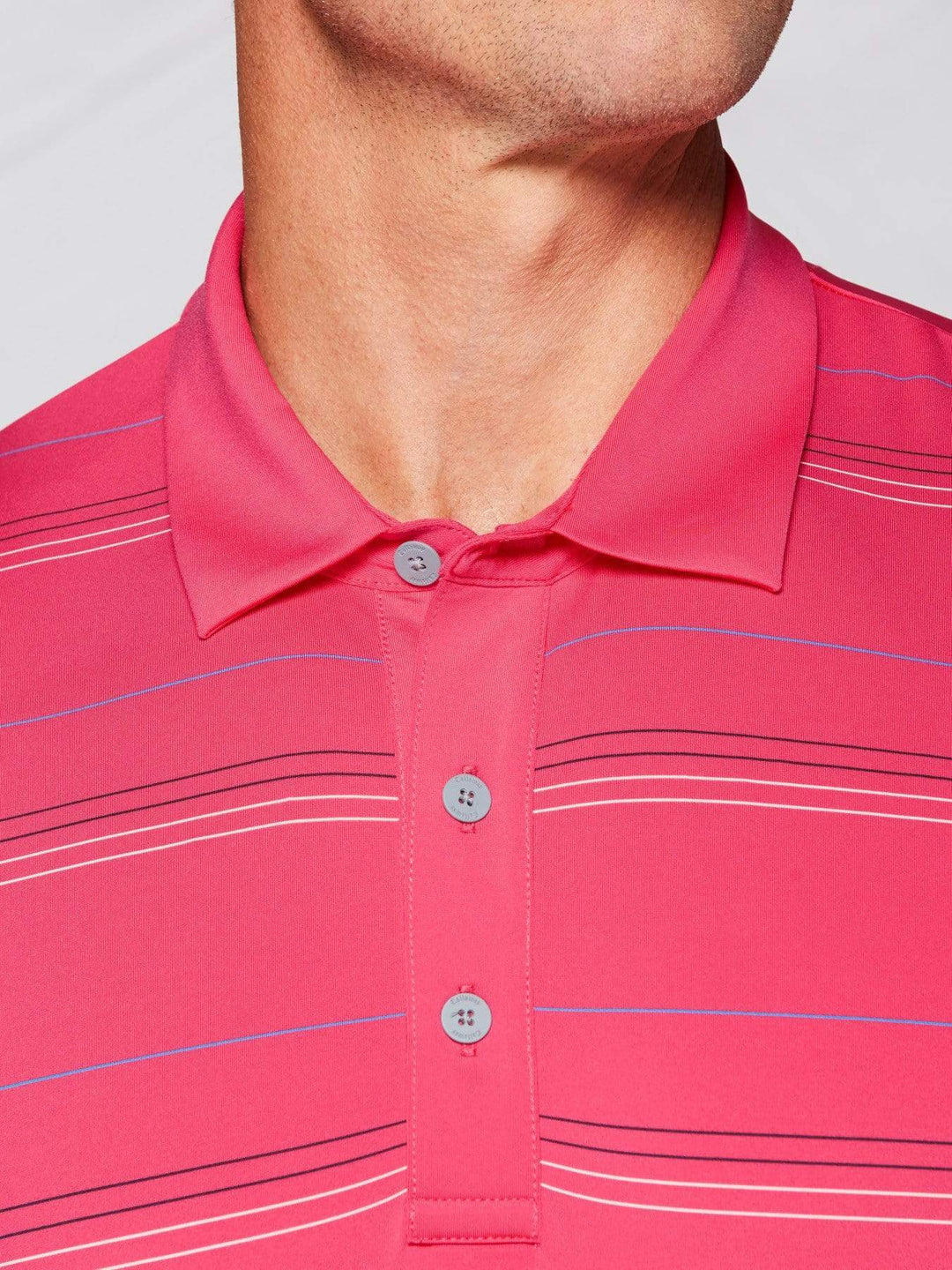 Men's Tour Authentic Micro Stripe Polo