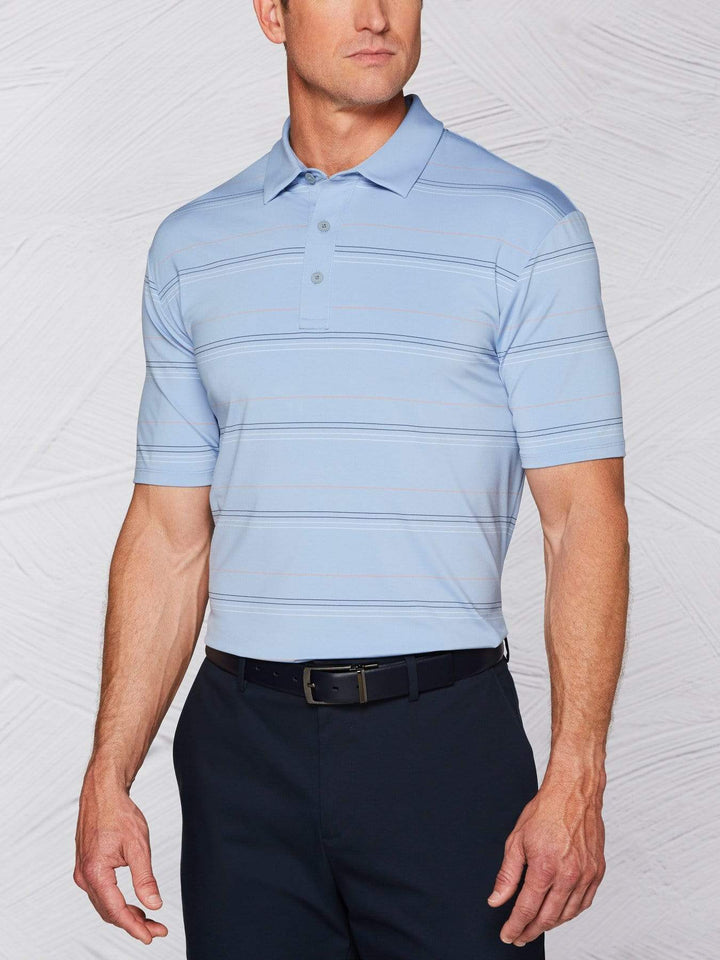 Men's Tour Authentic Micro Stripe Polo