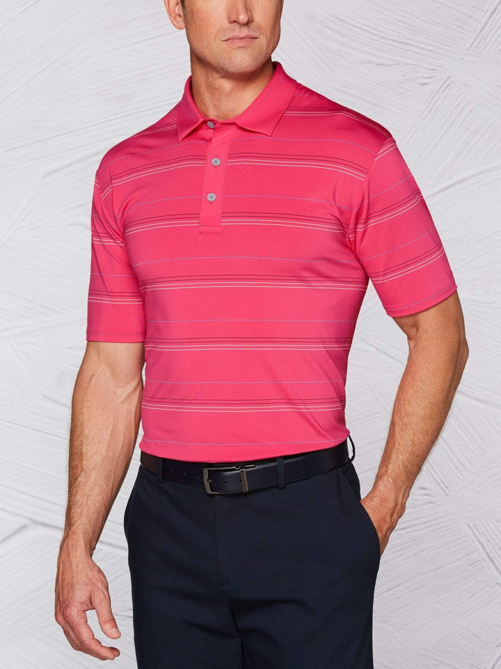 Men's Tour Authentic Micro Stripe Polo