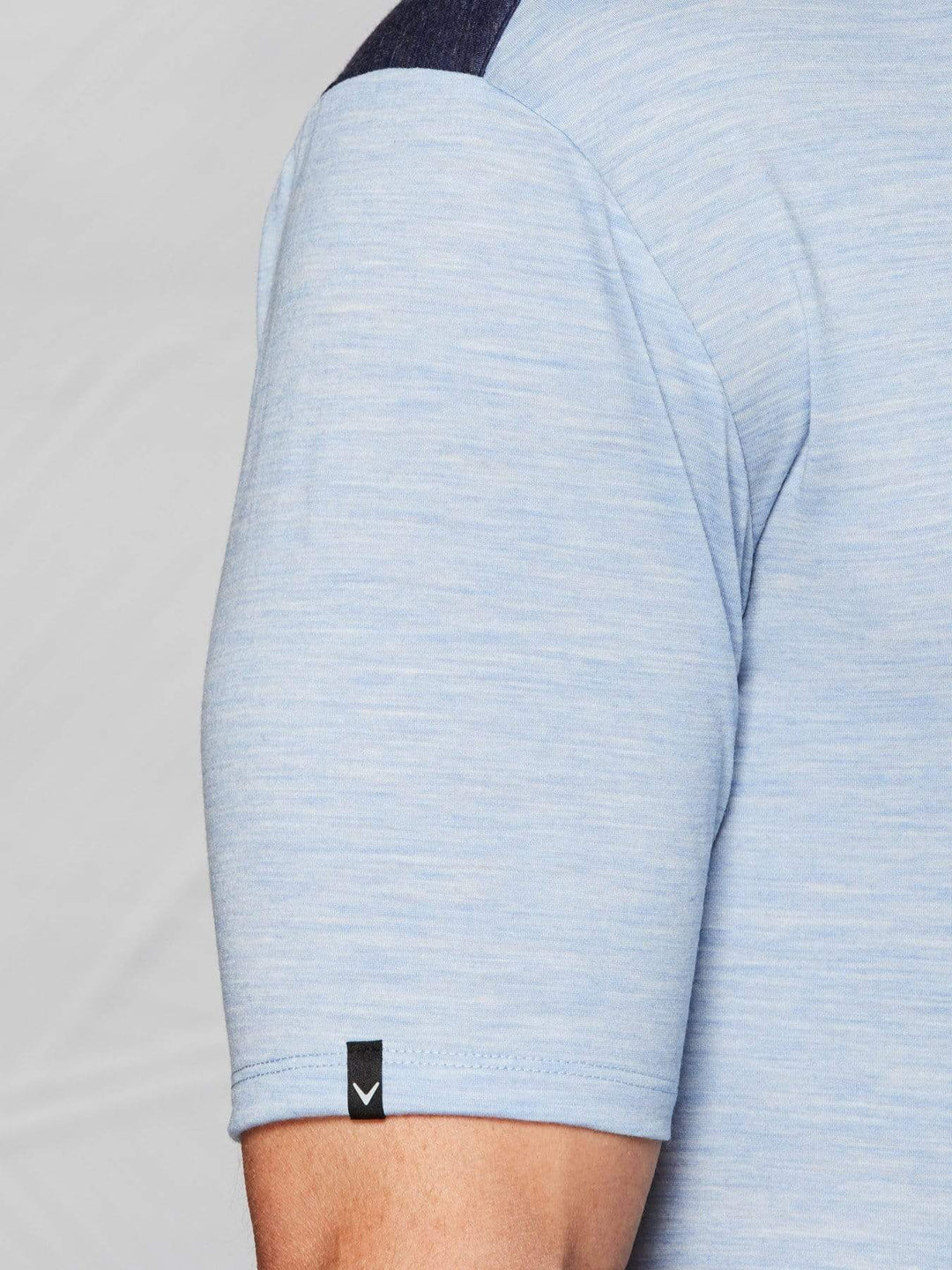 Men's Tour Authentic Wool Blocked Heather Polo