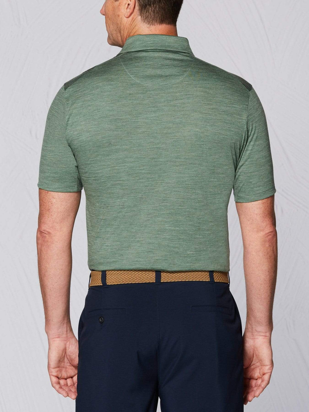 Men's Tour Authentic Wool Heather Polo