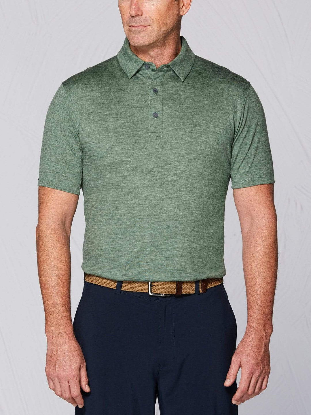 Men's Tour Authentic Wool Heather Polo