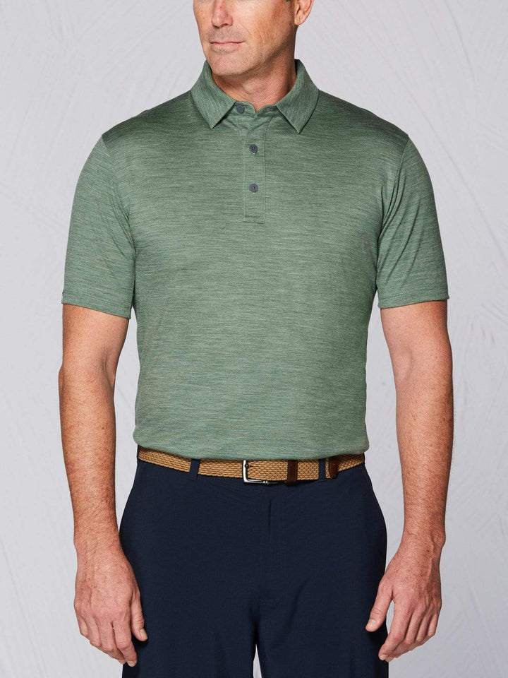 Men's Tour Authentic Wool Heather Polo