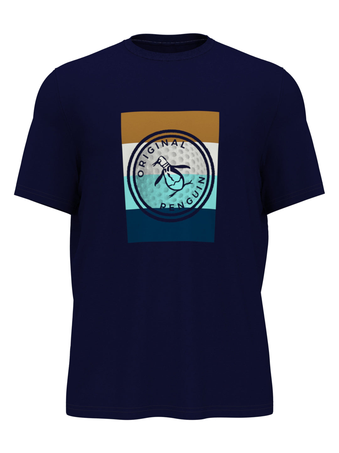 Trademark Print Crew Neck Tee (Black Iris) 