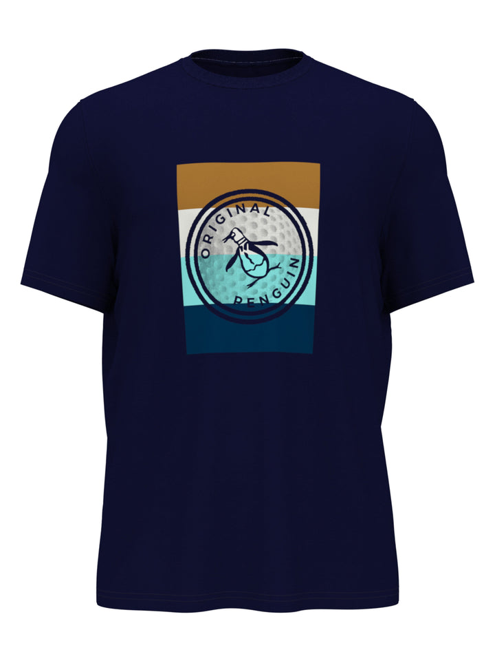 Trademark Print Crew Neck Tee (Black Iris) 
