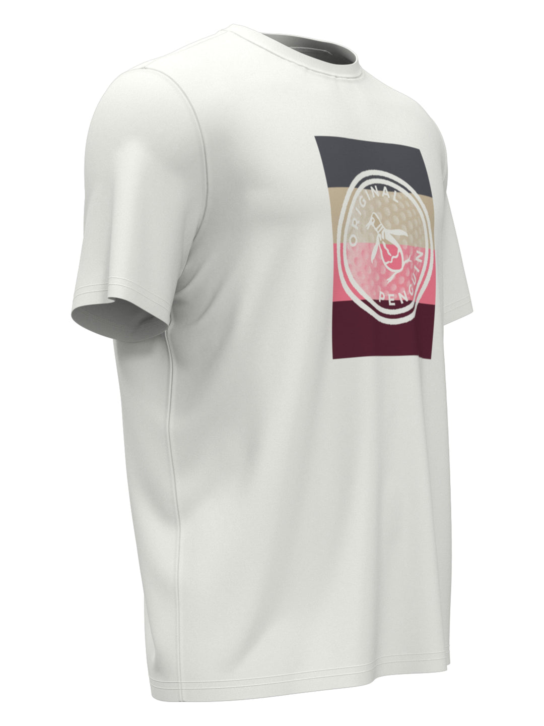 Trademark Print Crew Neck Tee (Bright White) 