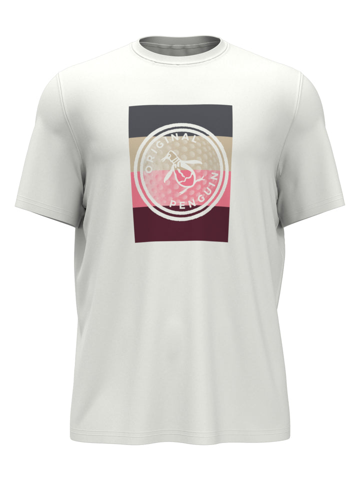 Trademark Print Crew Neck Tee (Bright White) 