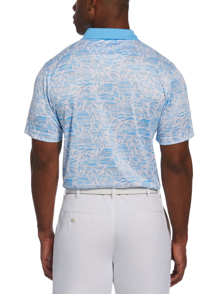 Men's Transformed Tropical Print Golf Polo