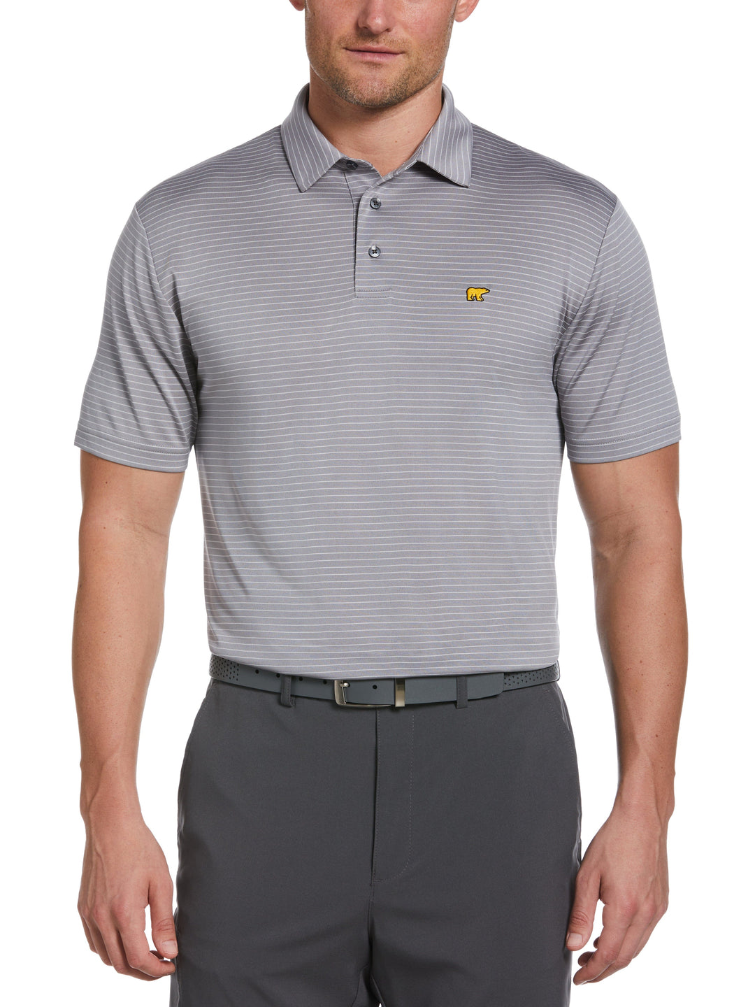 Two Color Stripe Golf Polo (Tradewinds) 