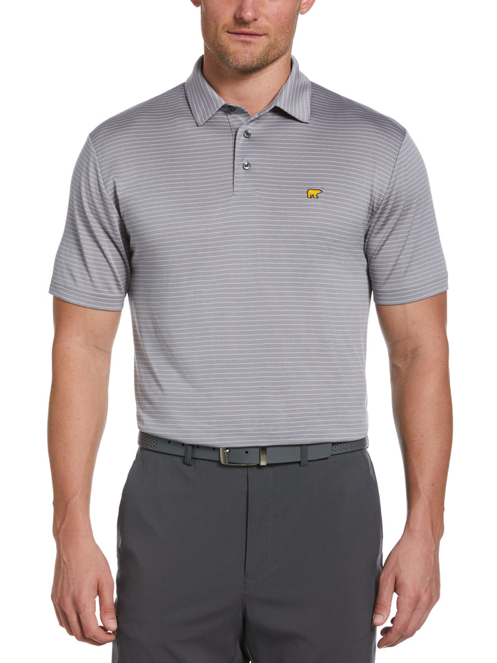 Two Color Stripe Golf Polo (Tradewinds) 
