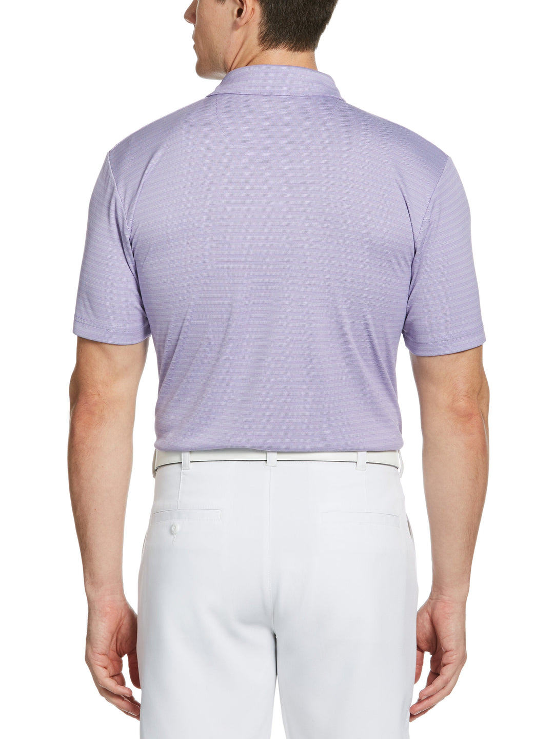 Men's Two Tone Horizontal Jaquard Polo