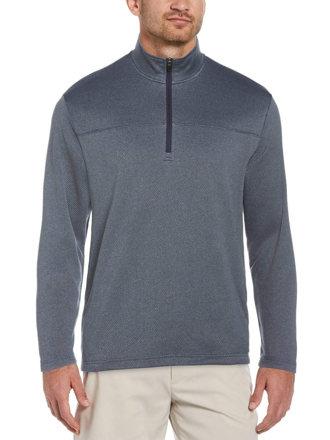 Men's Two Tone Quarter Zip Jacket