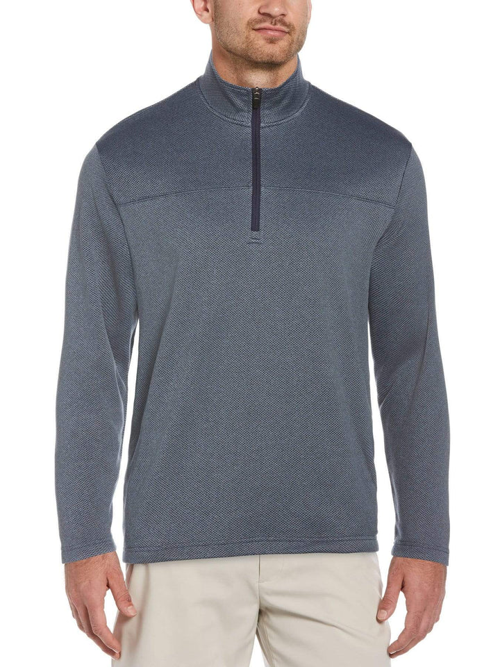 Men's Two Tone Quarter Zip Jacket