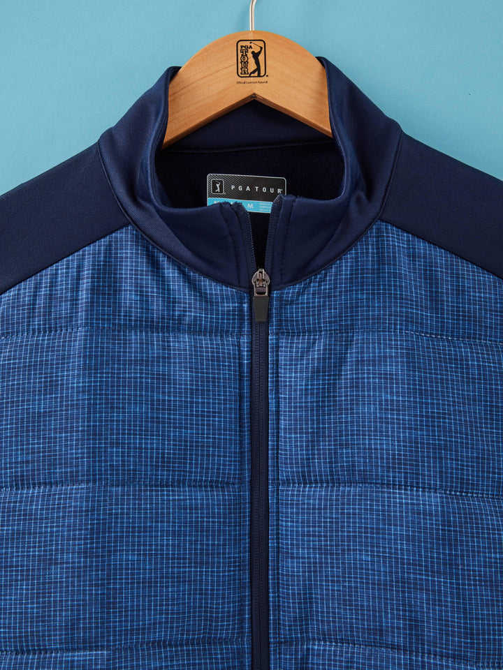 Men's Ultrasonic Print Full Zip Golf Base Layer