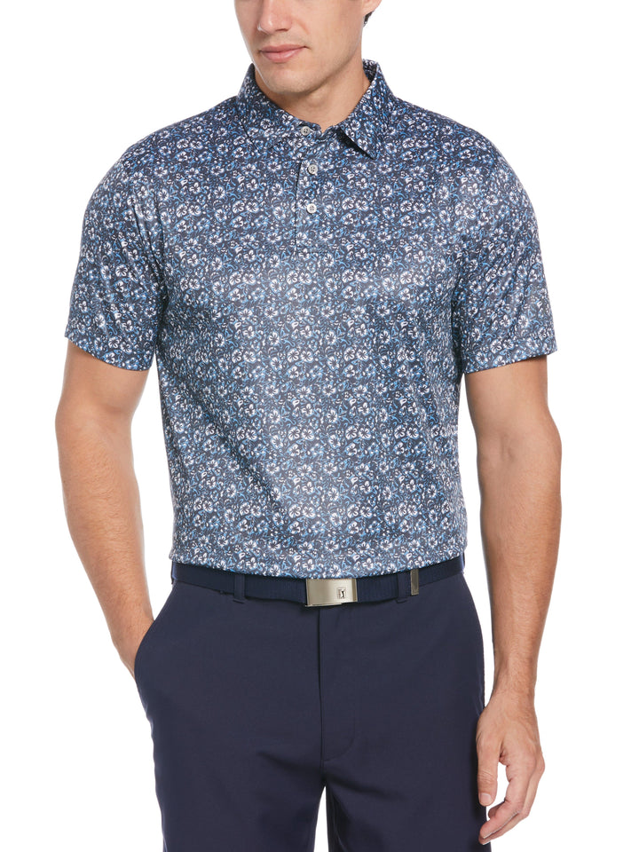Men's Vacation Floral Print Golf Polo