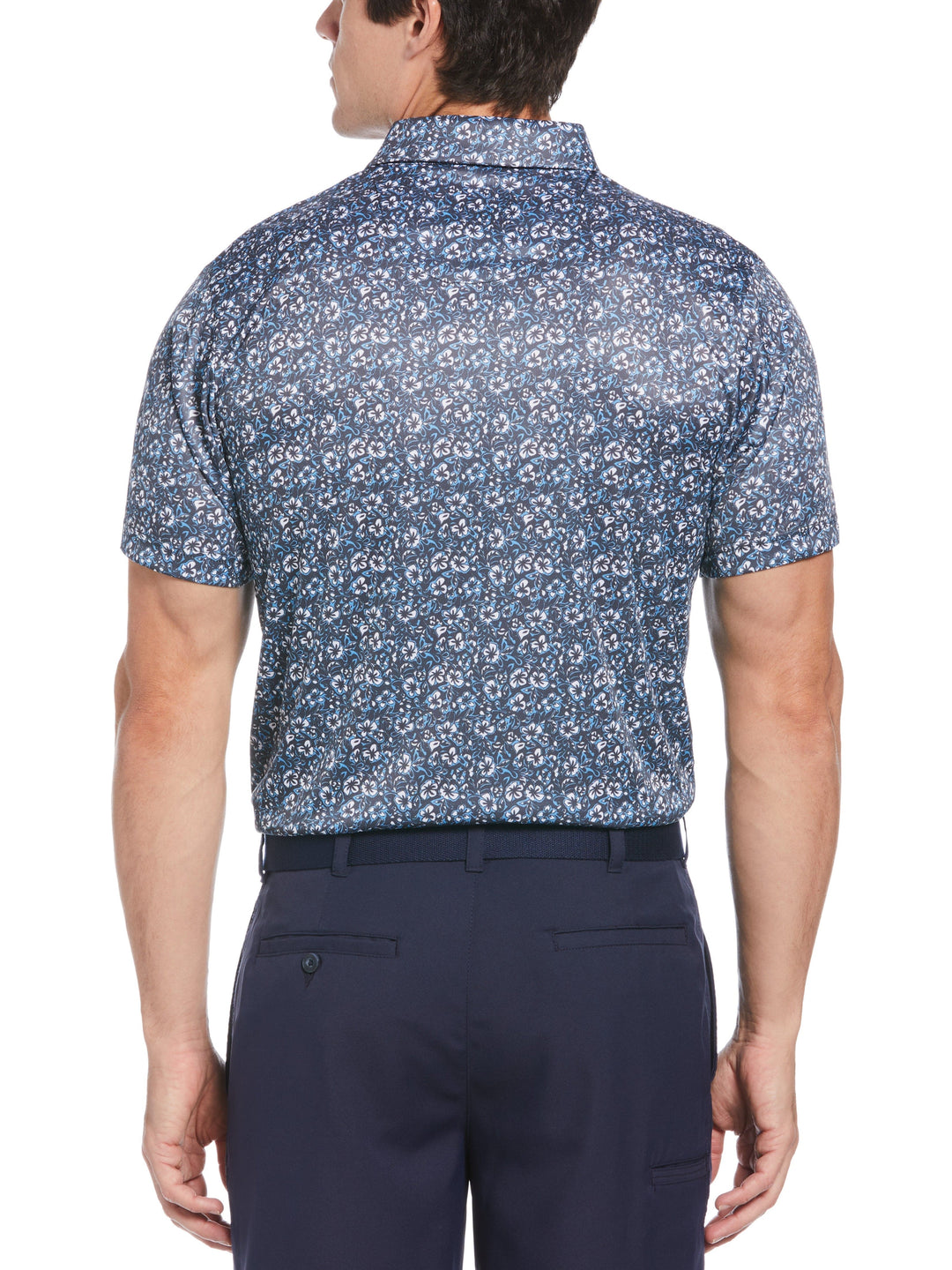 Men's Vacation Floral Print Golf Polo