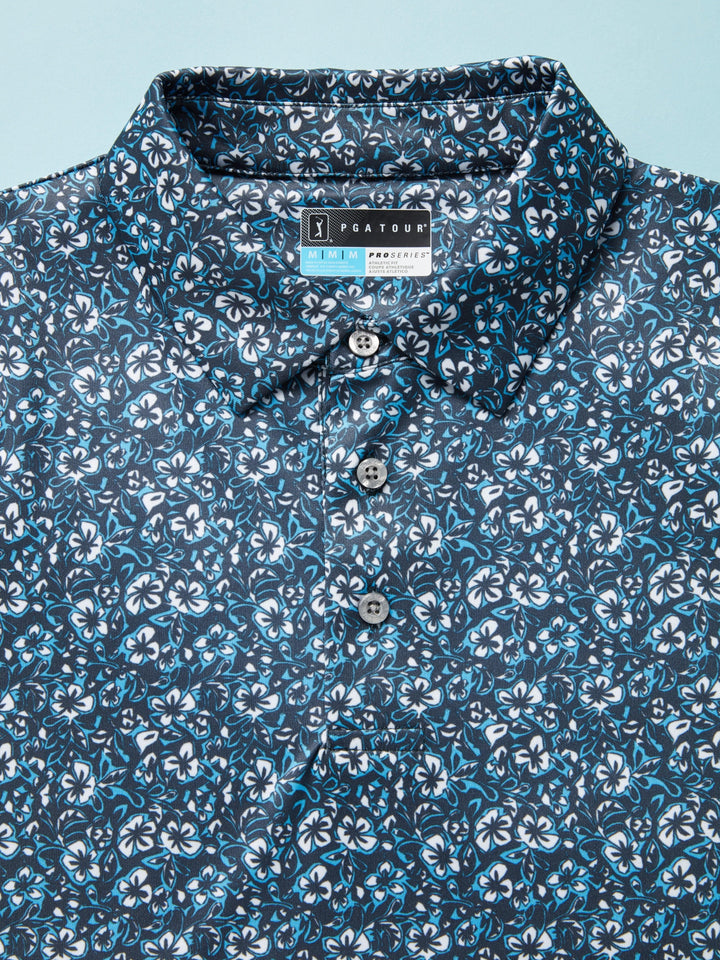 Men's Vacation Floral Print Golf Polo