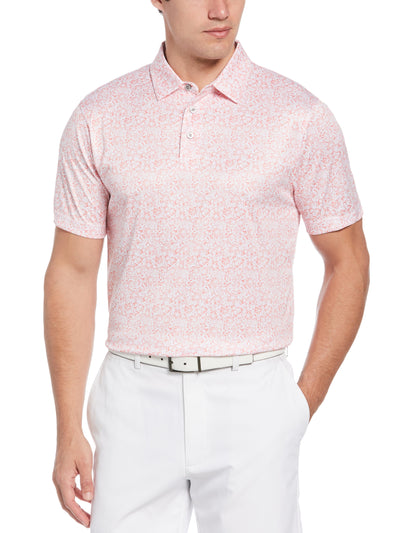Men's Vacation Floral Print Golf Polo