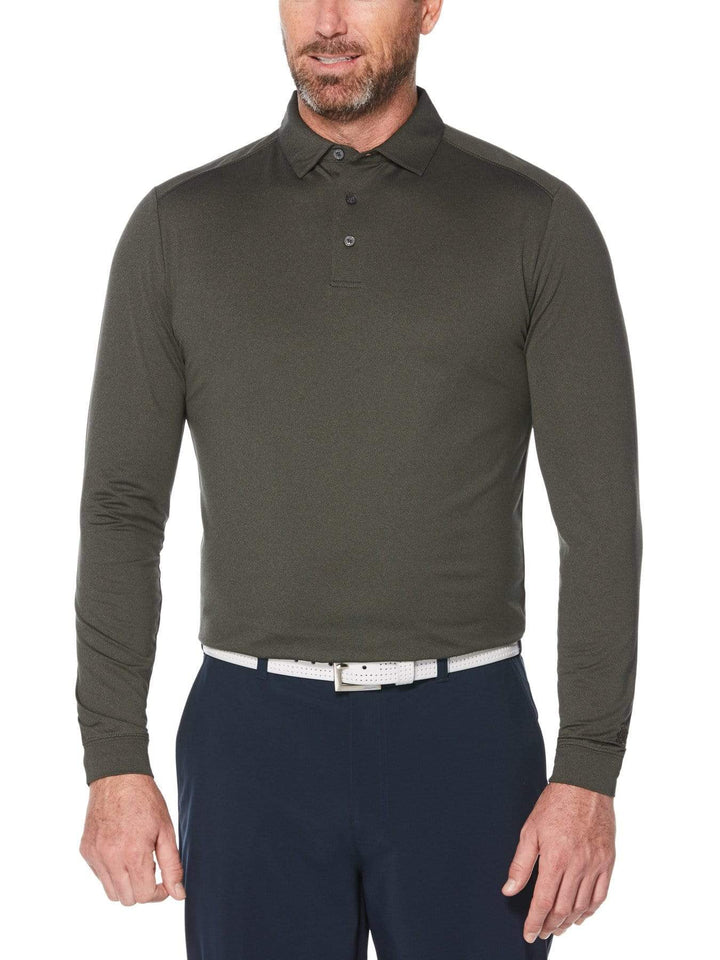Men's Ventilated Long Sleeve Polo