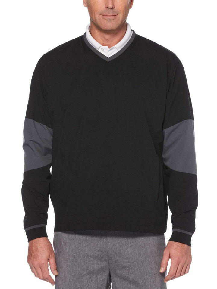 Men's Water Repellent Pieced Lined Sweater
