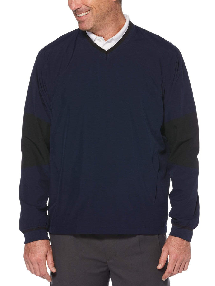 Men's Water Repellent Pieced Lined Sweater