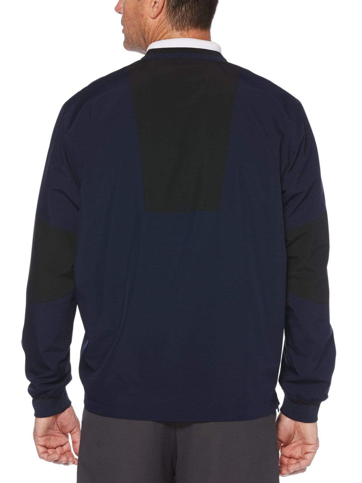 Men's Water Repellent Pieced Lined Sweater