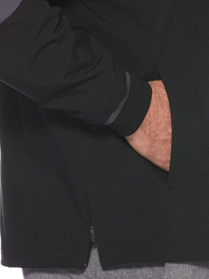 Men's Water Repellent Pieced Lined Sweater