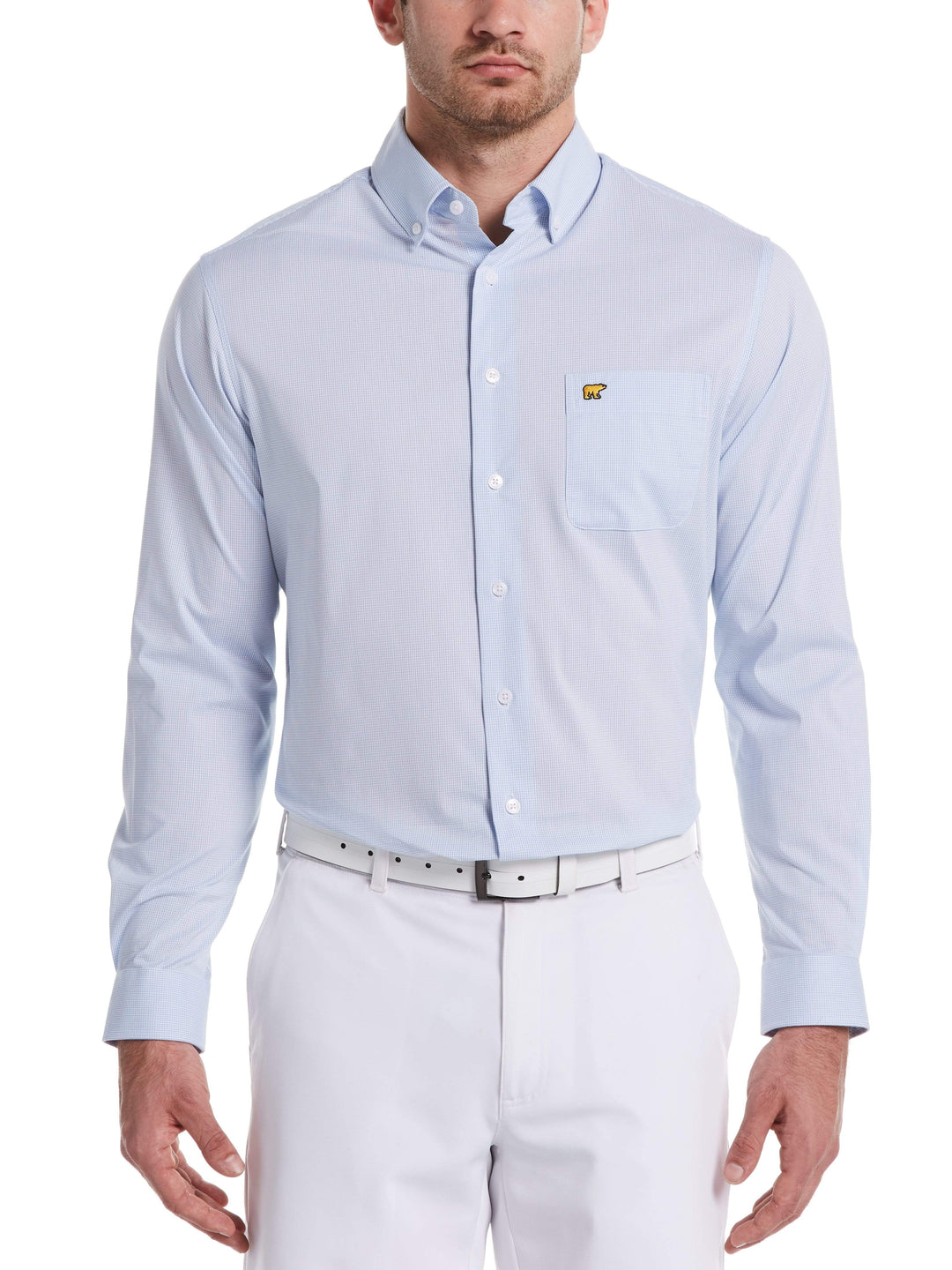 Men's Woven Mini Grid Shirt