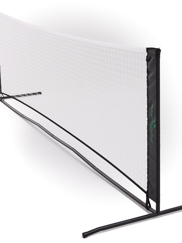 Pickleball Net and Paddle Set (Black) 