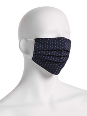 Reusable Assorted Poplin Print 3 Pack Pleated Fabric Face Mask