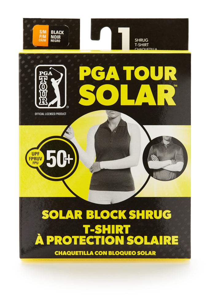 Solar Block Golf Shrug (Caviar) 