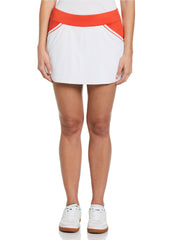 13" Colorblock Tennis Skort (Bright White) 