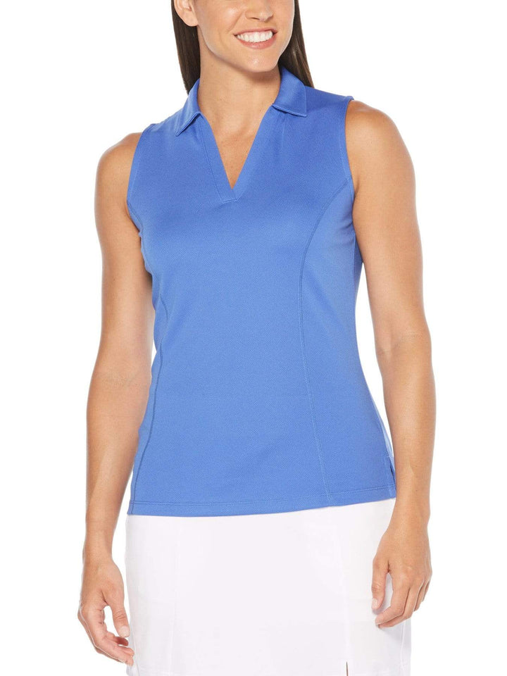 Women's AirFlux™ Solid Sleeveless Golf Polo