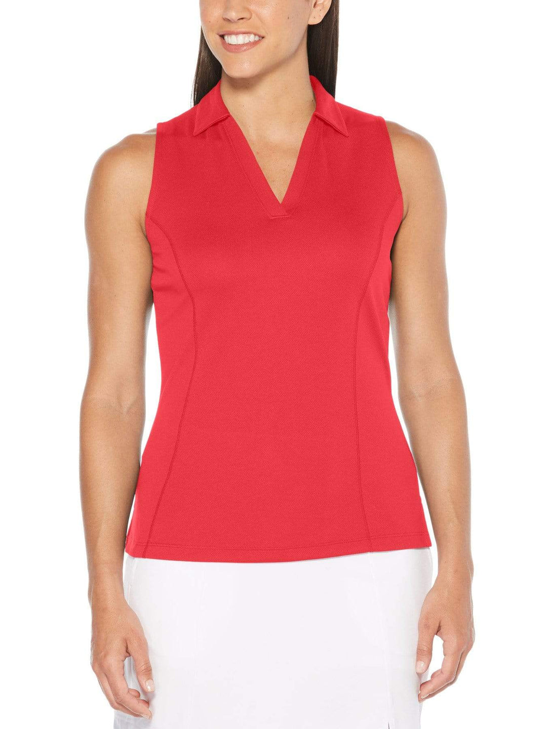 Women's AirFlux™ Solid Sleeveless Golf Polo