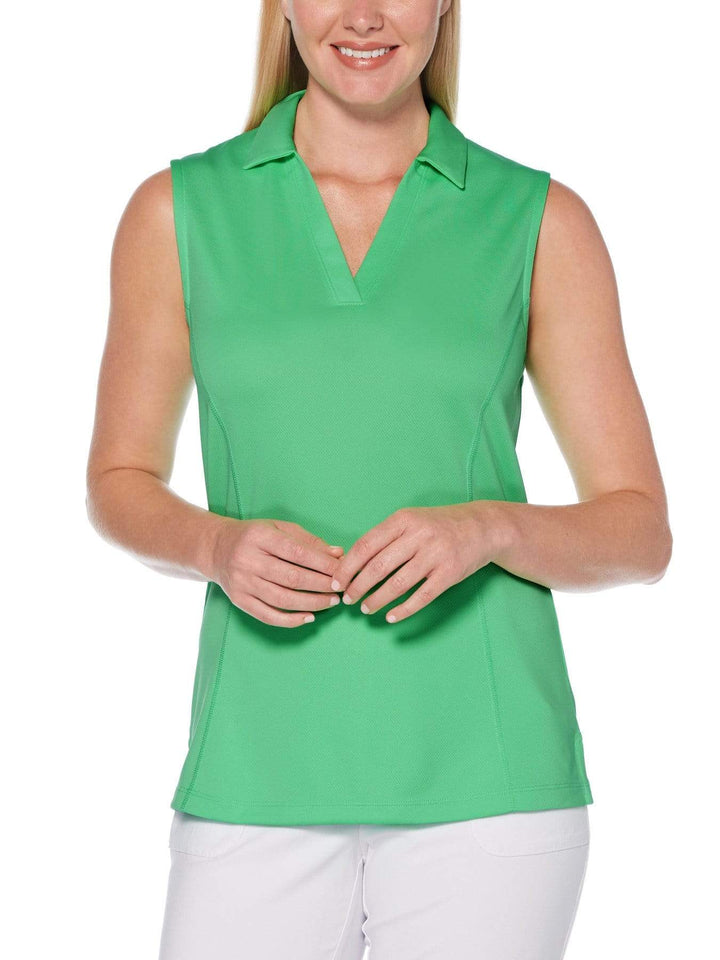 Women's AirFlux™ Solid Sleeveless Golf Polo