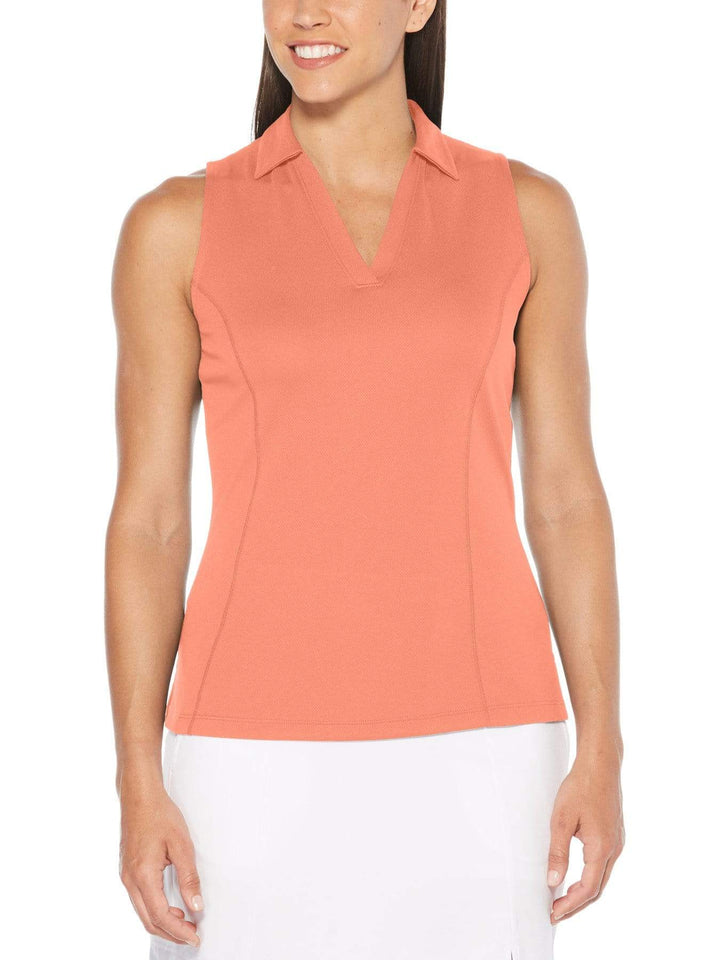 Women's AirFlux™ Solid Sleeveless Golf Polo