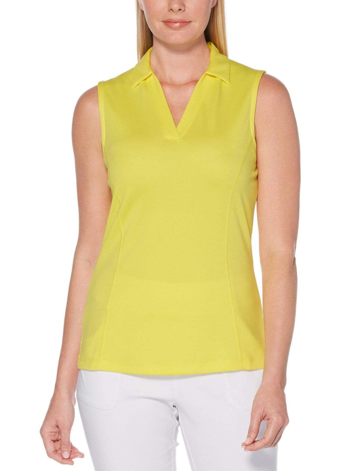 Women's AirFlux™ Solid Sleeveless Golf Polo