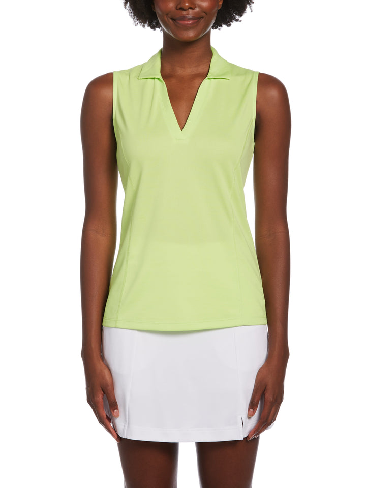 Women's AirFlux™ Solid Sleeveless Golf Polo