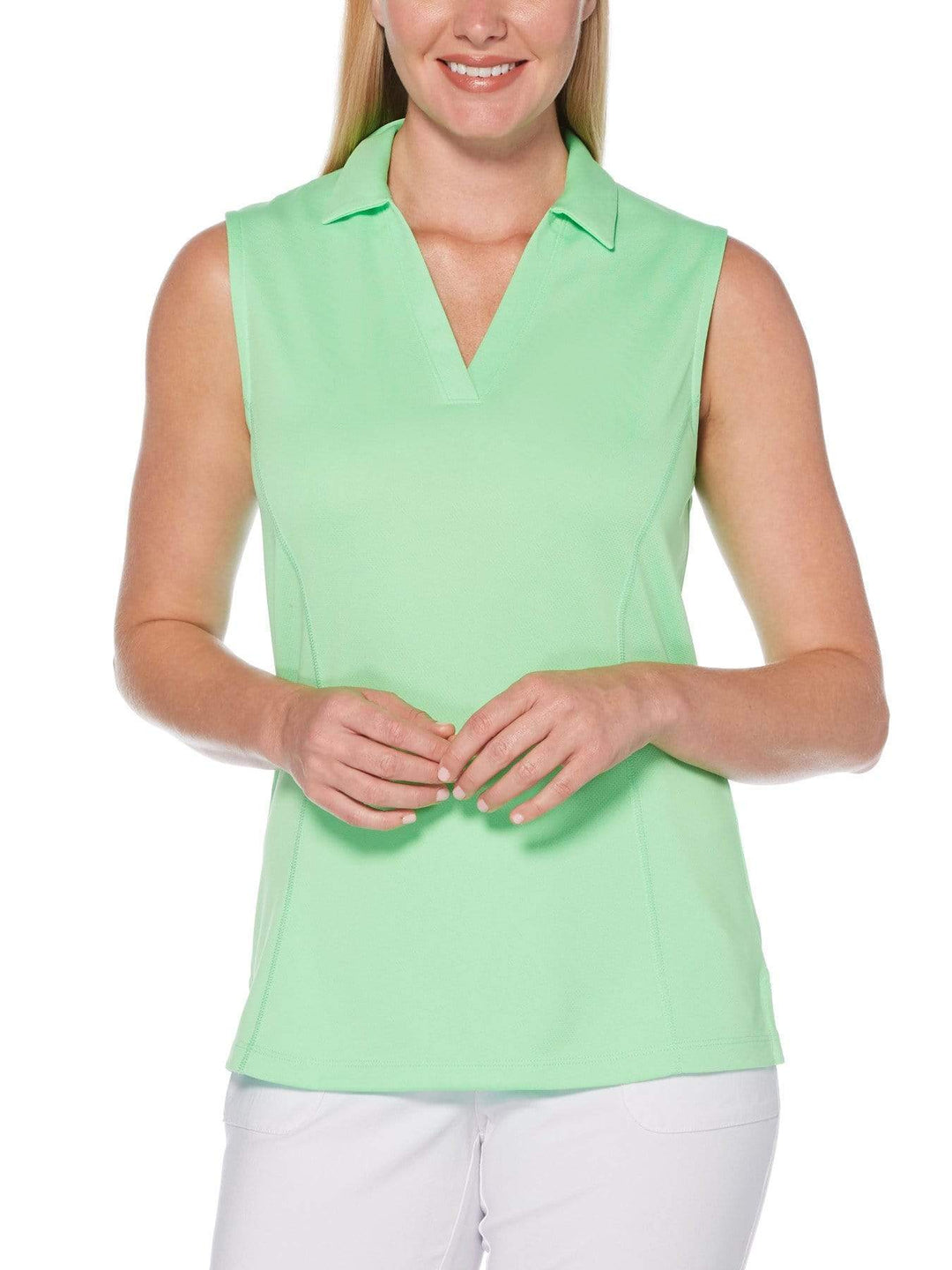 Women's AirFlux™ Solid Sleeveless Golf Polo