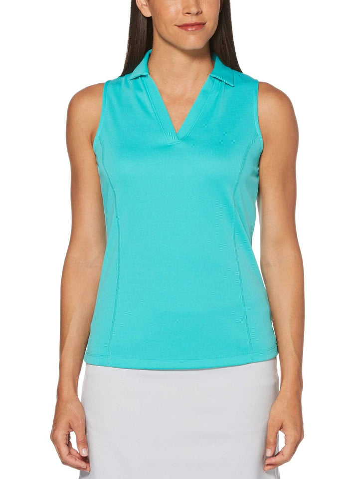 Women's AirFlux™ Solid Sleeveless Polo