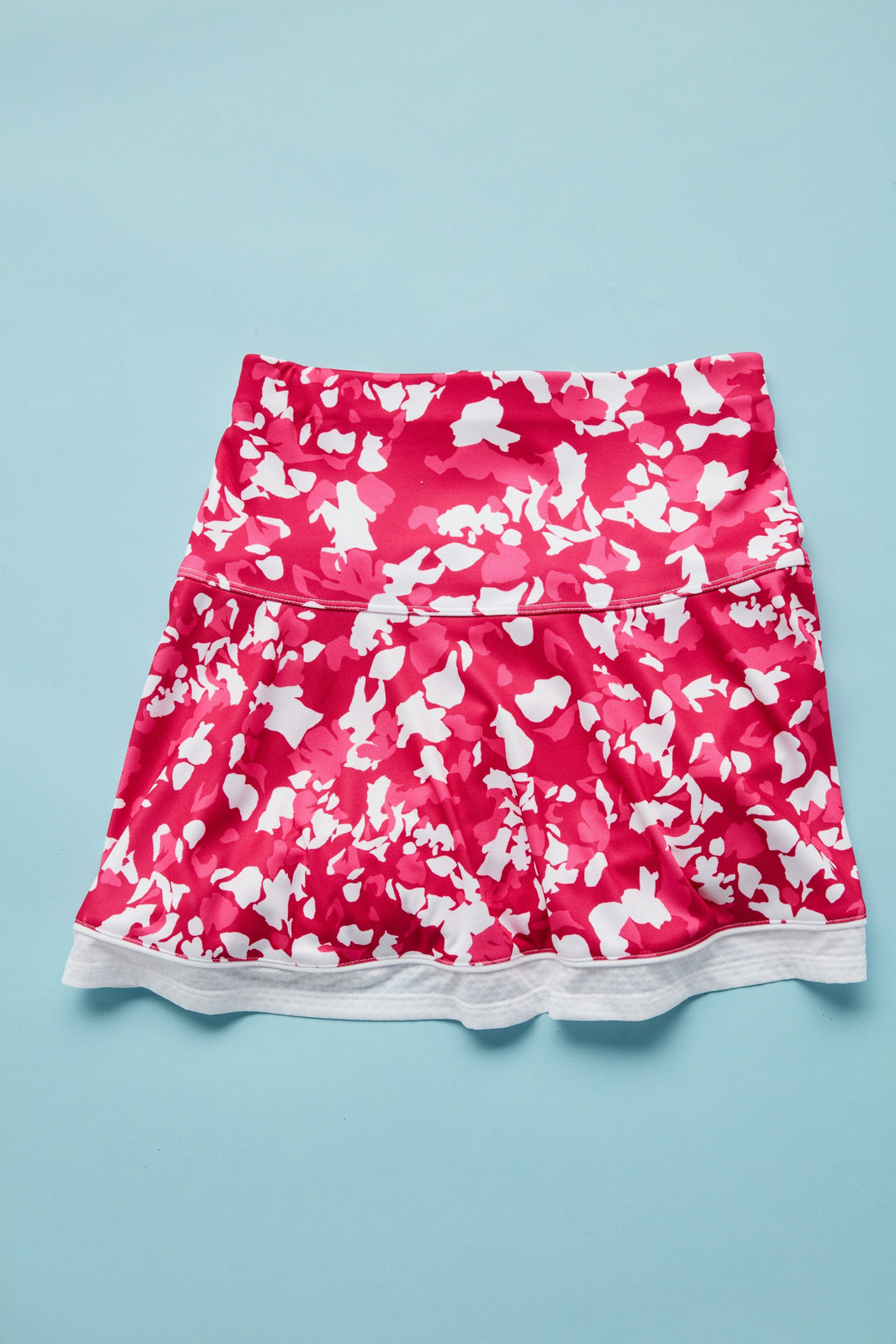 Women's Camo Floral Flounce Tennis Skort