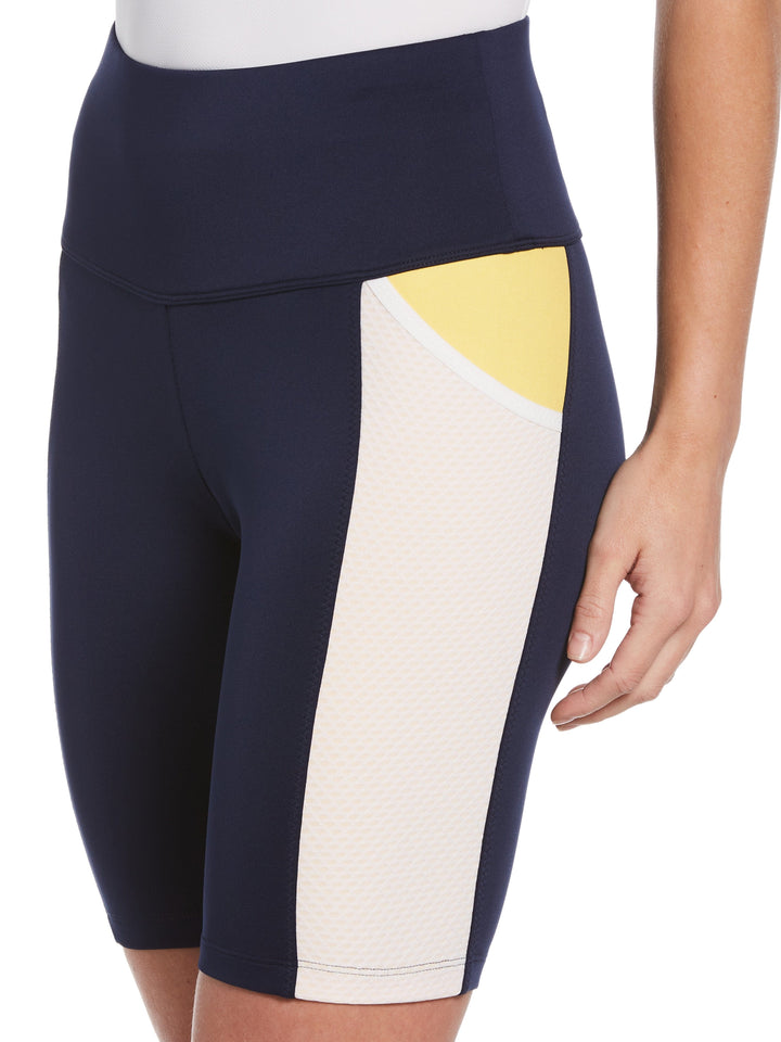 Women's Color Block Biker Short